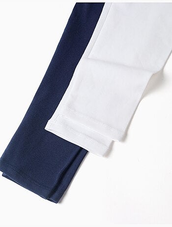 Pack de 2 paires de leggings en coton