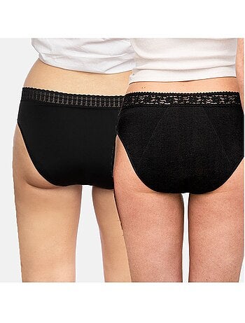 Pack De 2 Secure Shorty Micro Et Shorty Coton Bio Pour Flux Fort | Gerard Pasquier