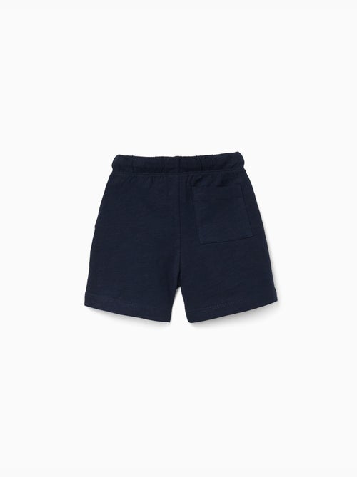 Pack de 2 shorts en coton avec cordon de serrage - Kiabi