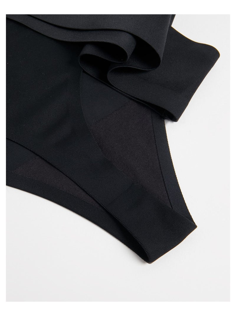 Pack de 2 slips string découpés au laser, MO Fashion Noir - Kiabi