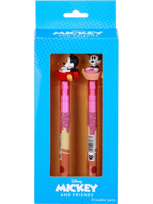 Pack de 2 Stylos Gel Effaçable - Disney Mickey & Minnie Mix - Multicolore - Taille Unique - Kiabi Pack de 2 Stylos Gel Effaçable - Disney Mickey & Minnie Mix - Multicolore - Taille Unique - Kiabi