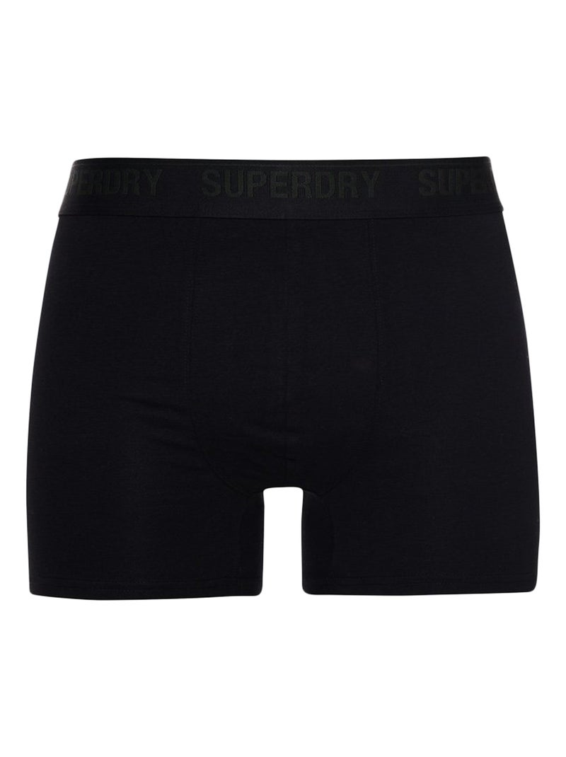 Pack de 3 boxer Superdry Noir - Kiabi