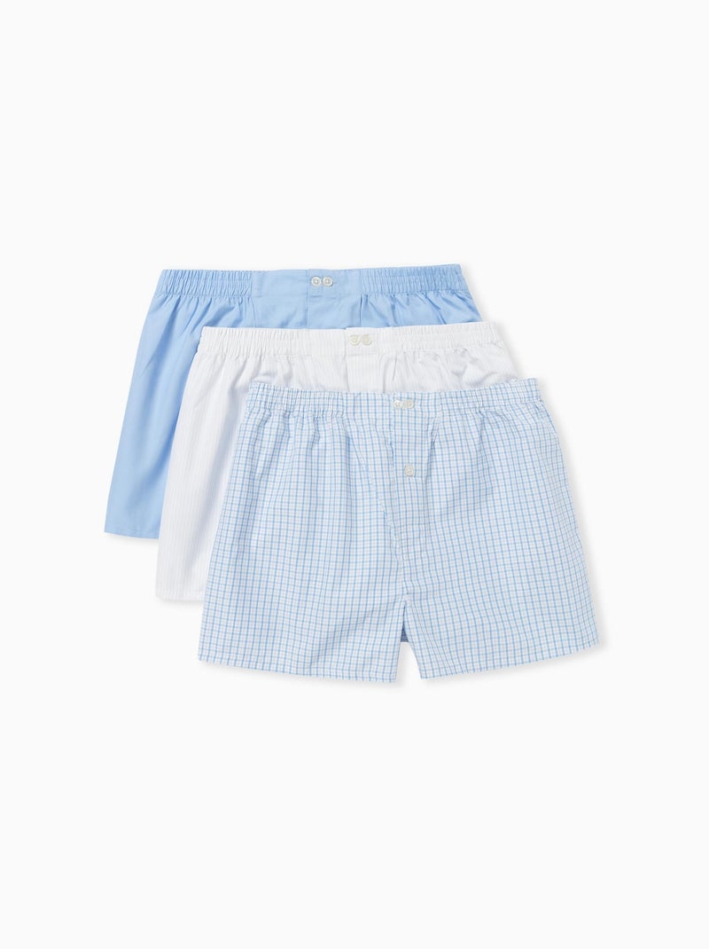 Pack de 3 boxers  MO Fashion Gris - Kiabi