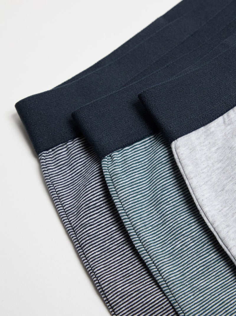 Pack de 3 boxers MO Fashion Vert - Kiabi