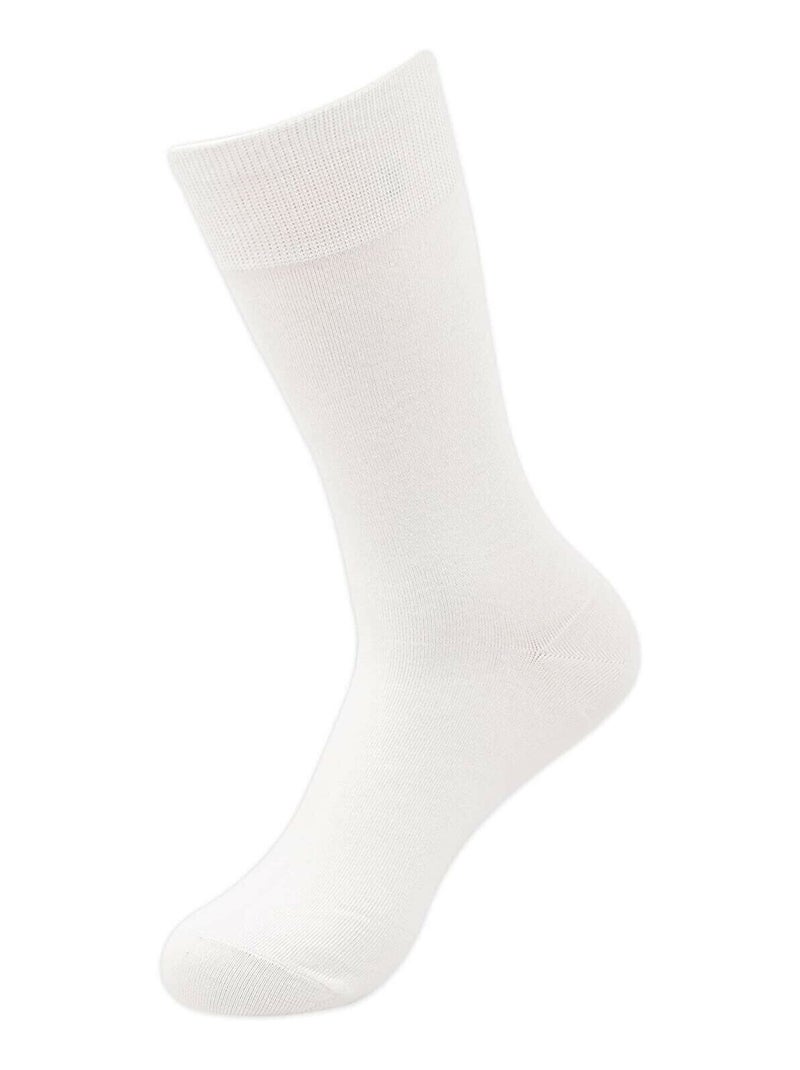 Pack de 3 Chaussettes en coton Kebello Blanc - Kiabi