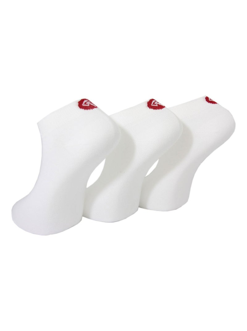 Pack de 3 Paire de Chaussettes Mi-Courte Redskins Cha04 Blanc - Kiabi