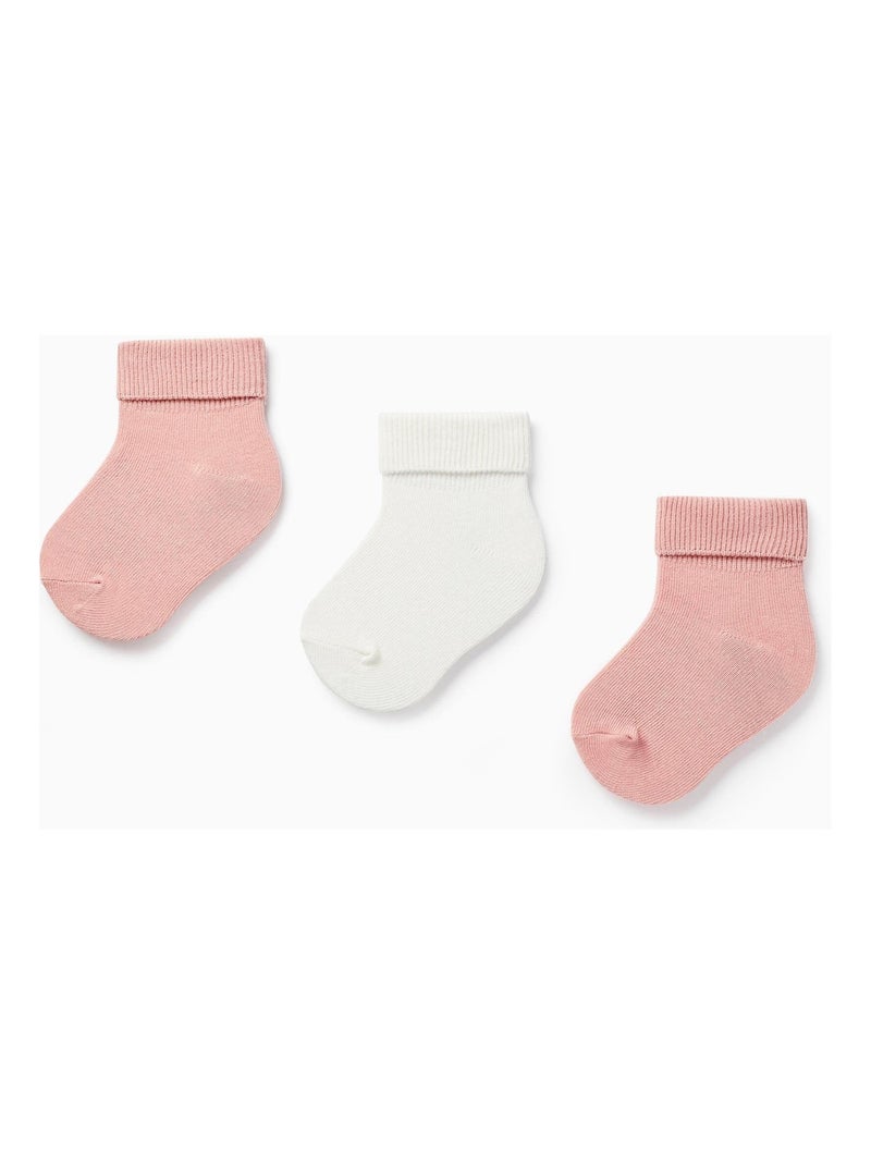 Pack de 3 Paires de Chaussettes en Tricot de Coton pour Bébé Fille   BALMORAL'S AFTERNOONS Multicolore - Kiabi