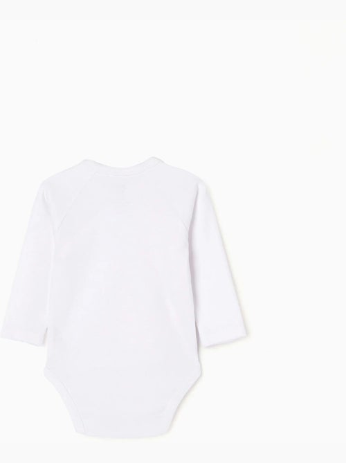 Pack de 4 bodies 100% coton - Kiabi