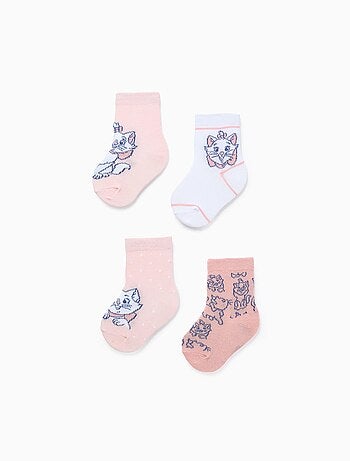 Pack de 4 Paires de Chaussettes Marie