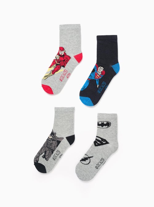 Pack de 4 Paires de Chaussettes Super-Héros - Kiabi