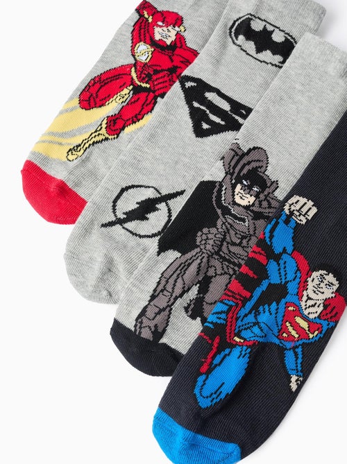 Pack de 4 Paires de Chaussettes Super-Héros - Kiabi