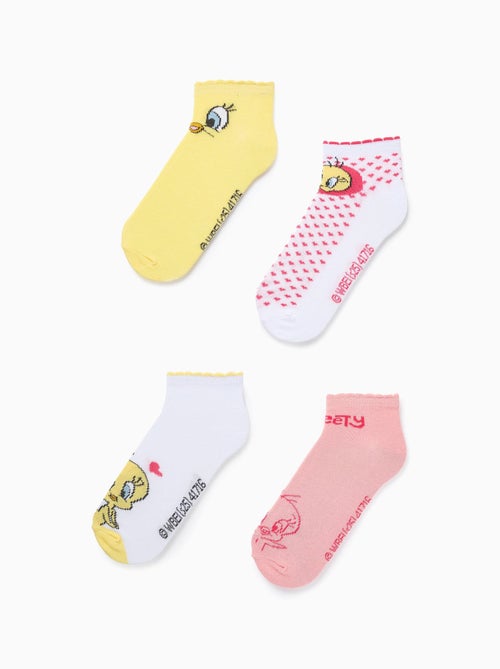 Pack de 4 Paires de Chaussettes Titi - Kiabi