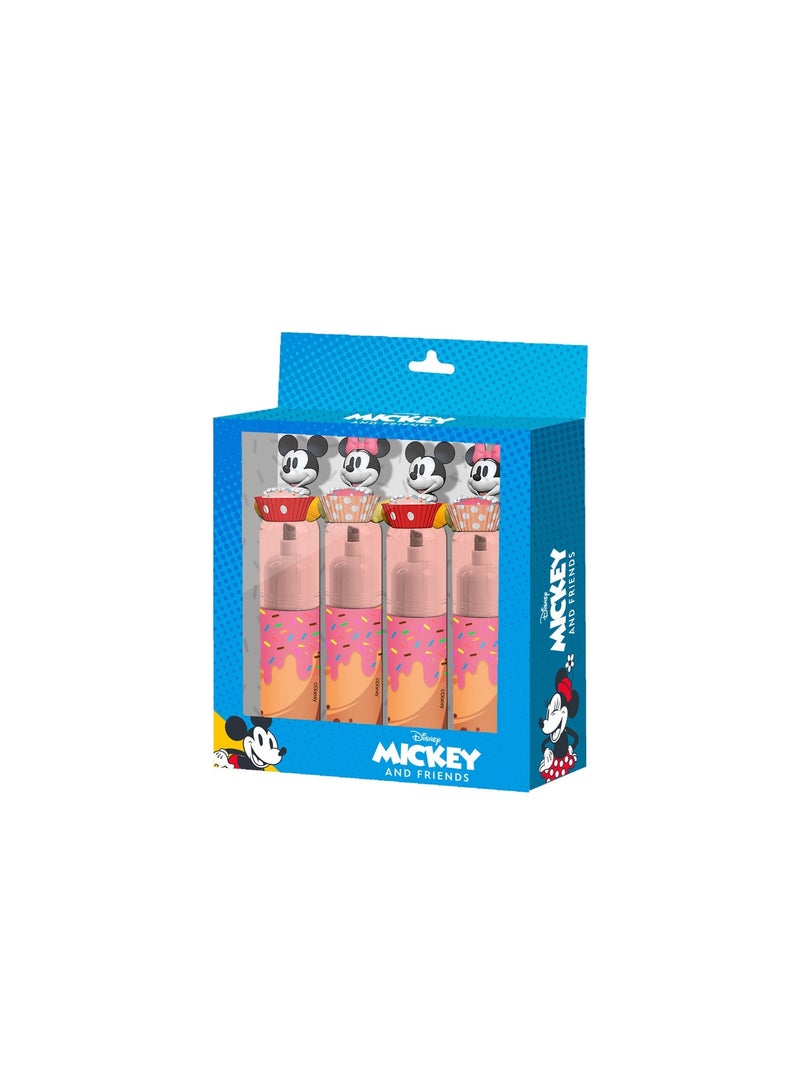 Pack de 4 Surligneurs - Disney Mickey & Minnie Mix - Multicolore - Taille Unique Multicolore - Kiabi