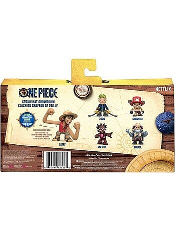 Pack de 5 minis figurines - one piece - zoro, chopper, wapol, mr. 5 et luffy - dès 4 ans