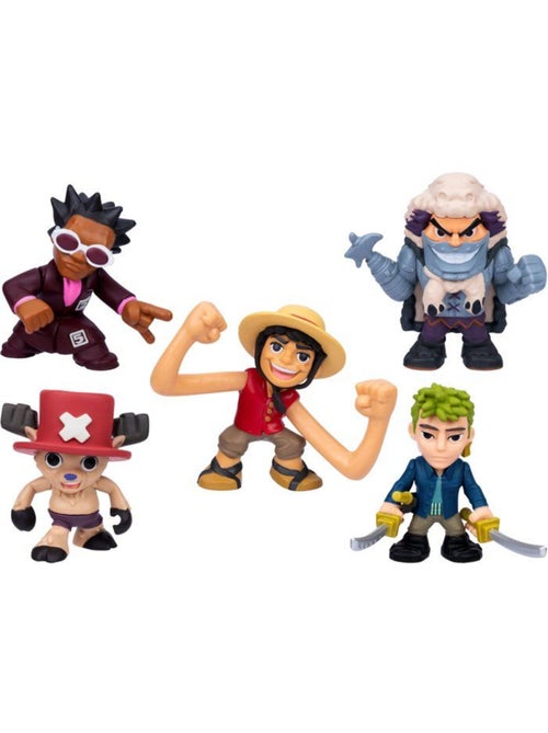 Pack de 5 minis figurines - one piece - zoro, chopper, wapol, mr. 5 et luffy - dès 4 ans - Kiabi
