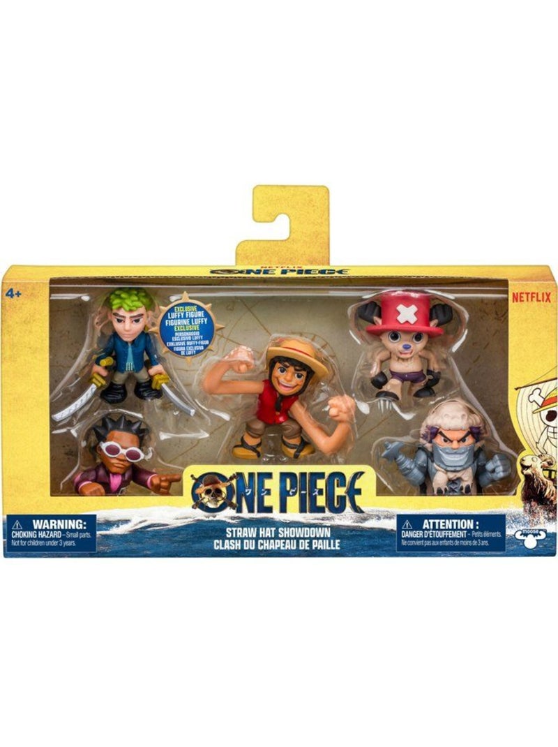 Pack de 5 minis figurines - one piece - zoro, chopper, wapol, mr. 5 et luffy - dès 4 ans Jaune - Kiabi