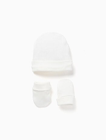 Pack de bonnet + gants en maille