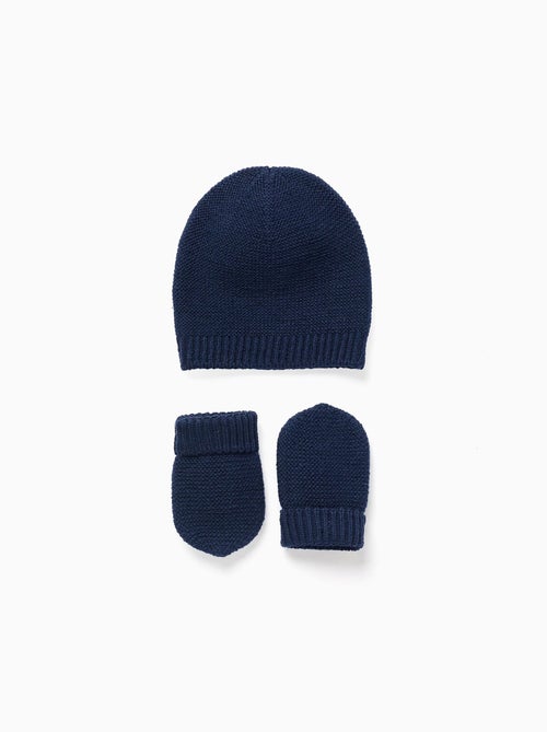 Pack de bonnet + gants en maille - Kiabi