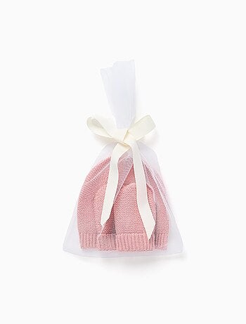 Pack de bonnet + gants en maille