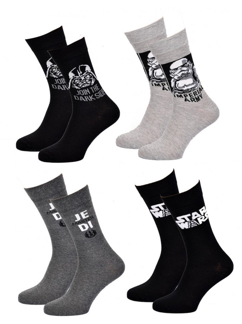 Pack de Chaussettes Adulte Licence Fantaisies-Assortiment modèles photos selon arrivages- - Pack de Multicolore - Kiabi