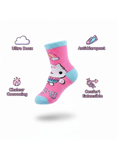 Pack de Chaussettes Antidérapantes Enfant GABBY'S (Lot de 4) - Kiabi