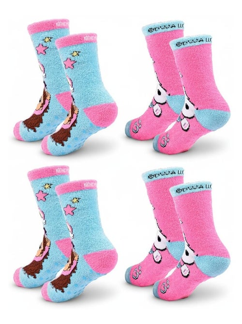 Pack de Chaussettes Antidérapantes Enfant GABBY'S (Lot de 4) - Kiabi