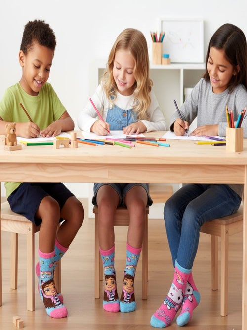 Pack de Chaussettes Antidérapantes Enfant GABBY'S (Lot de 4) - Kiabi