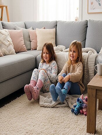 Pack de Chaussettes Antidérapantes Enfant LILO & STITCH (Lot de 4)