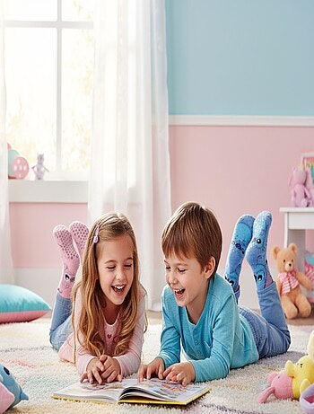 Pack de Chaussettes Antidérapantes Enfant LILO & STITCH (Lot de 4)