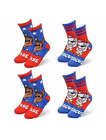 Pack de Chaussettes Antidérapantes Enfant PAT PATROUILLE (Lot de 4)