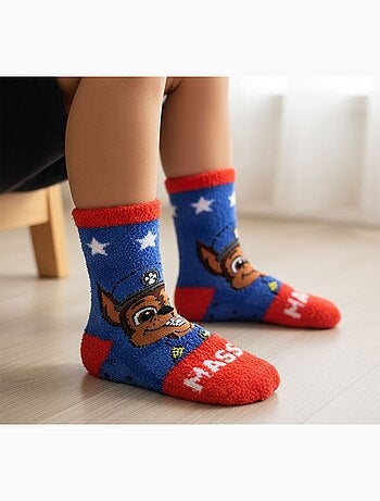 Pack de Chaussettes Antidérapantes Enfant PAT PATROUILLE (Lot de 4)