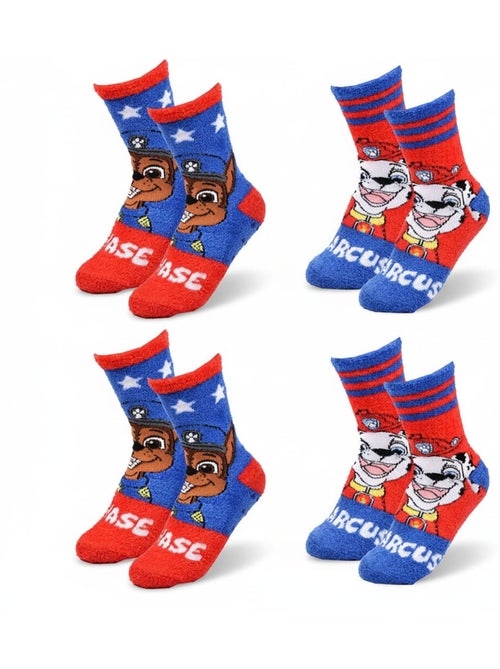 Pack de Chaussettes Antidérapantes Enfant PAT PATROUILLE (Lot de 4) - Kiabi