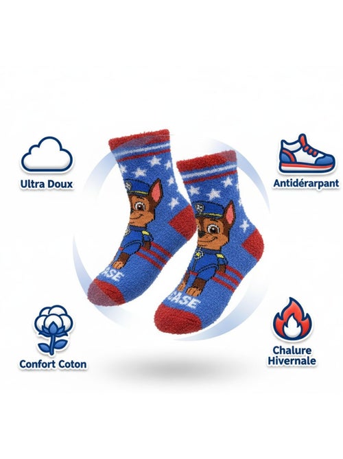 Pack de Chaussettes Antidérapantes Enfant PAT PATROUILLE (Lot de 4) - Kiabi
