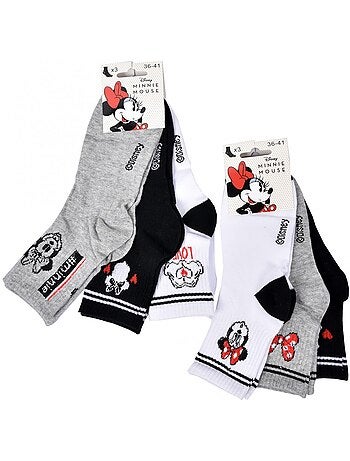 Pack de Chaussettes Femme Licence Fantaisies-Assortiment modèles photos selon arrivages- - Pack de 6