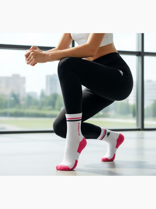 Pack de Chaussettes Femme Quarter KAPPA (Lot de 6) - Kiabi Pack de Chaussettes Femme Quarter KAPPA (Lot de 6) - Kiabi
