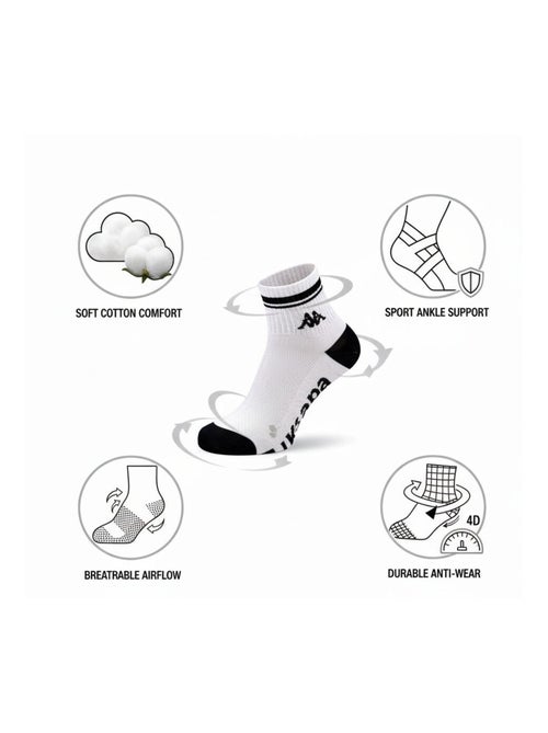 Pack de Chaussettes Femme Quarter KAPPA (Lot de 6) - Kiabi