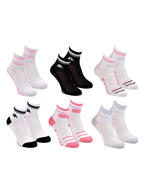 Pack de Chaussettes Femme Quarter KAPPA (Lot de 6) - Kiabi
