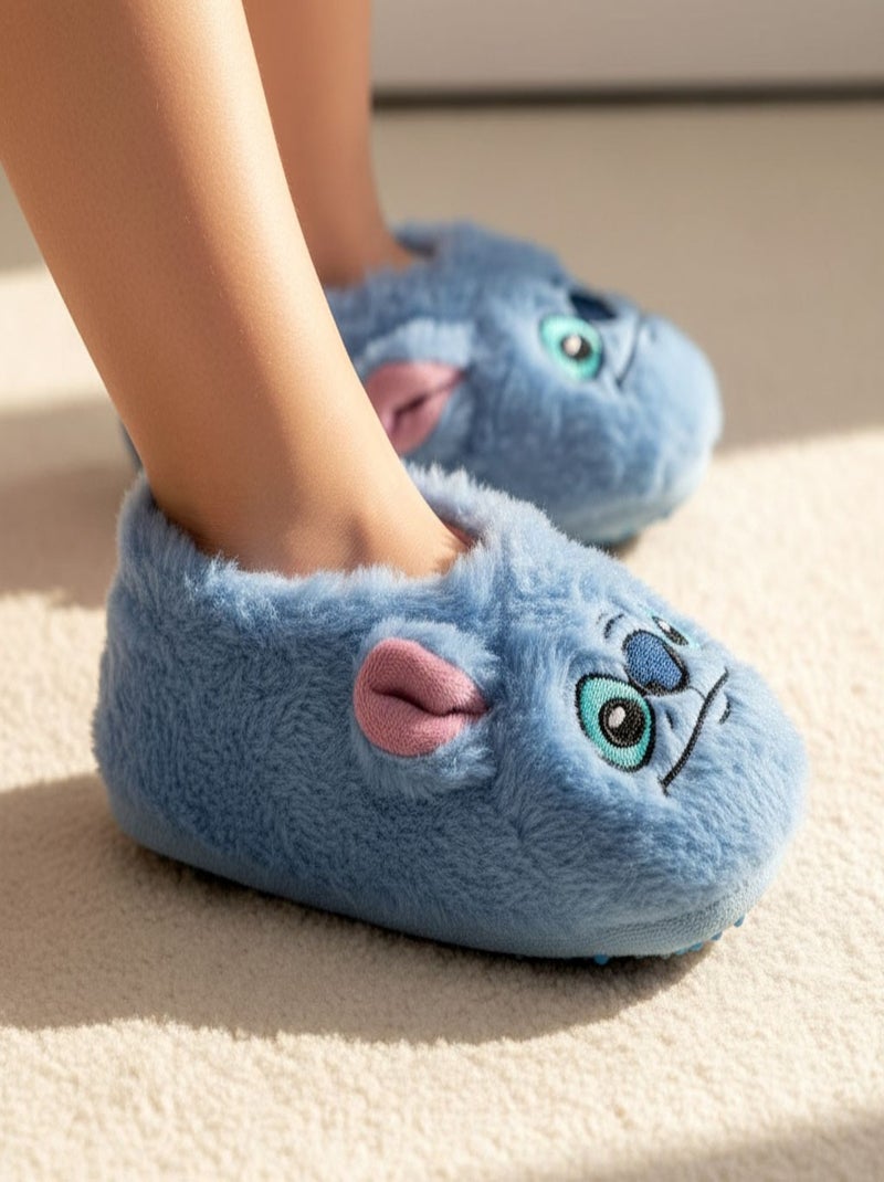 Pack de Chaussons Antidérapants Enfant LILO & STITCH (Lot de 2) Bleu Mauve - Kiabi