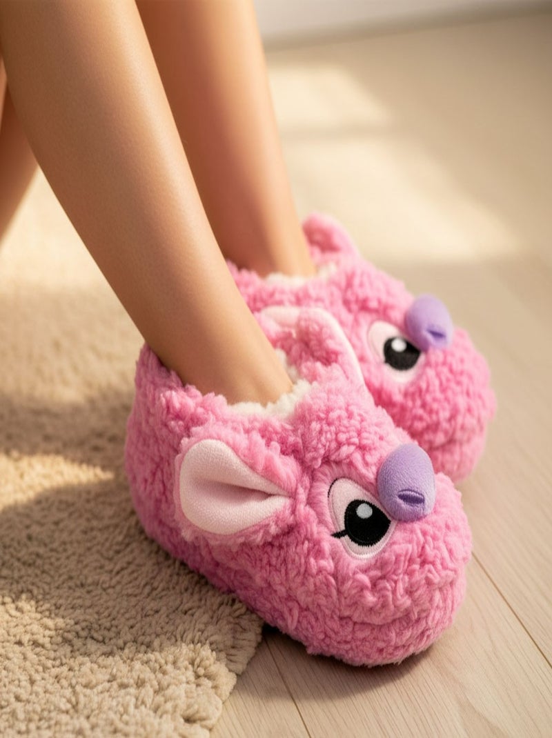 Pack de Chaussons Antidérapants Enfant LILO & STITCH (Lot de 2) Bleu Rose - Kiabi