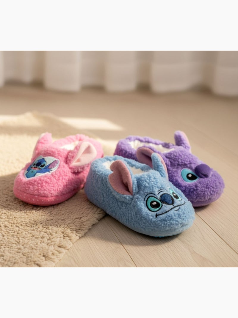 Pack de Chaussons Antidérapants Enfant LILO & STITCH (Lot de 2) Bleu Rose - Kiabi
