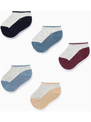 Pack de cinq chaussettes flexible/bicolore ISTANBUL