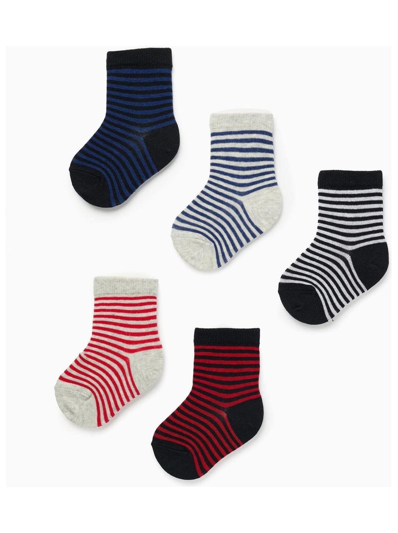 Pack de cinq chaussettes rayé OLYMPIA Multicolore - Kiabi