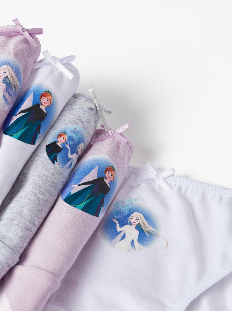 Pack de cinq culottes Disney pour fille FROZEN Multicolore - Kiabi