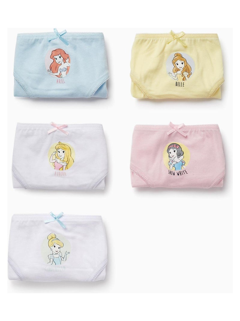 Pack de cinq culottes pour fille DISNEY PRINCESSES Multicolore - Kiabi