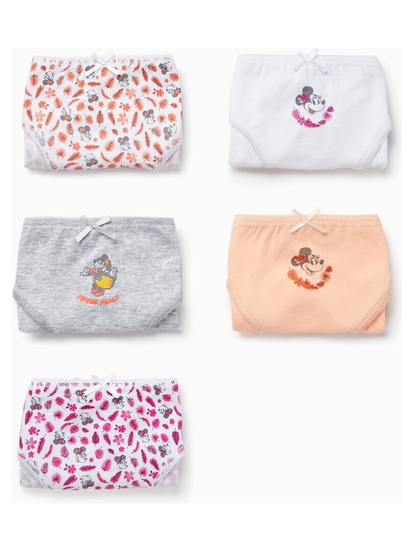 Pack De 12 Culottes Fille – Mode Sophia – Coton Multicolore – Taille M – Cendrillon