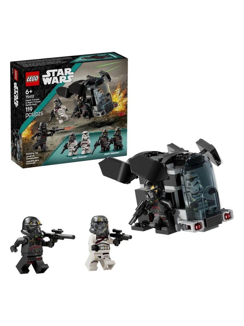 Pack de combat Death Troopers contre Night Troopers Noir - Kiabi