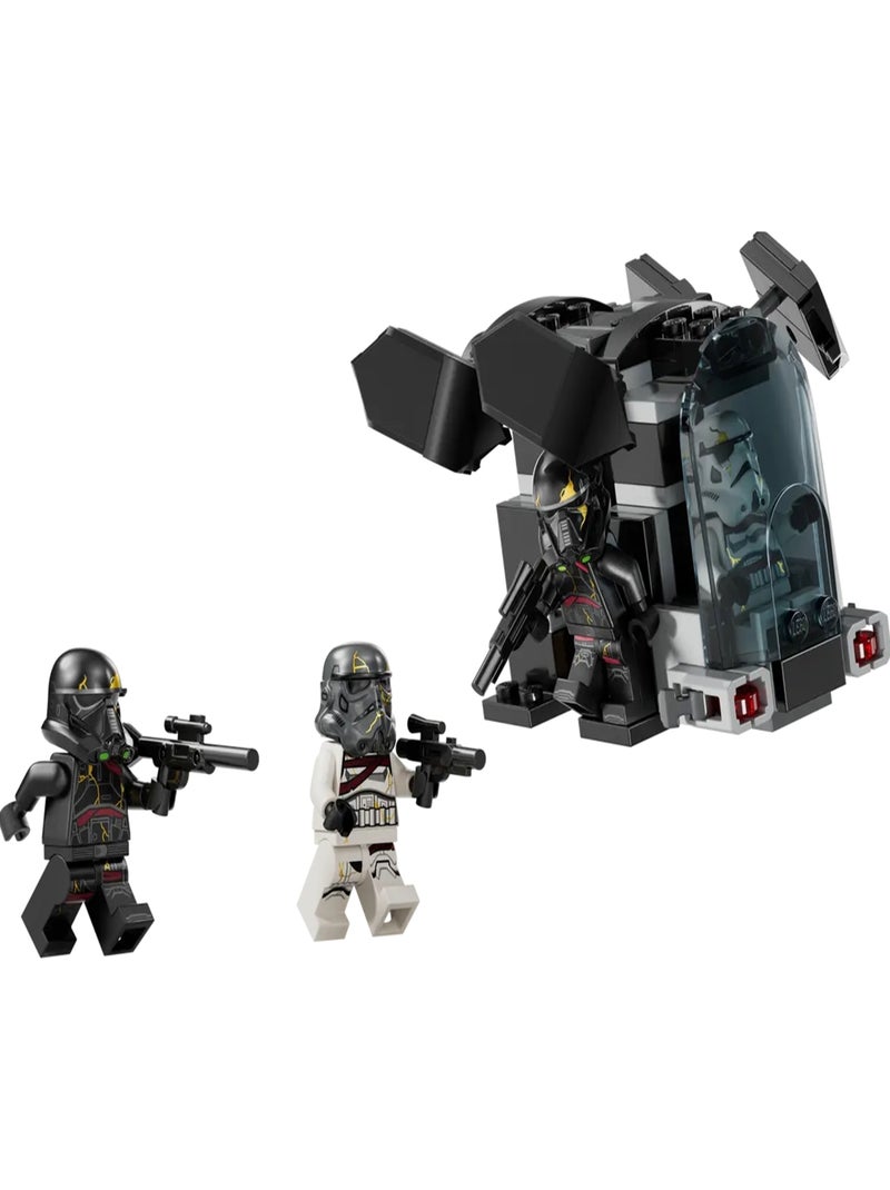 Pack de combat Death Troopers contre Night Troopers Noir - Kiabi