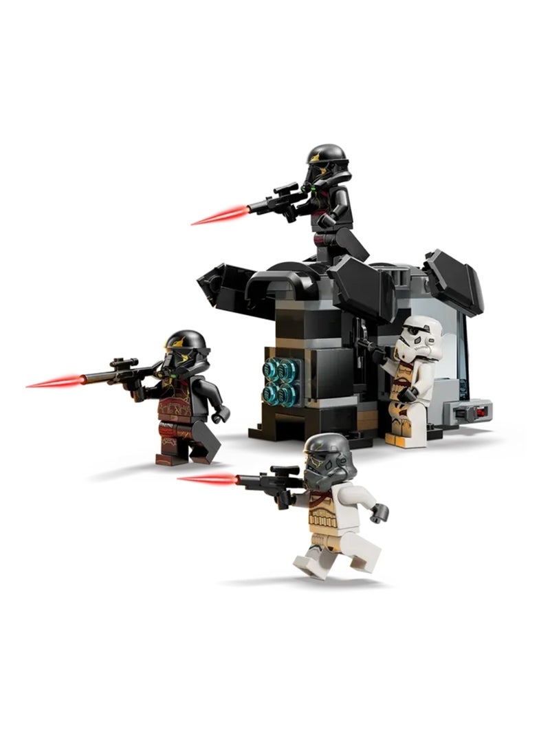 Pack de combat Death Troopers contre Night Troopers Noir - Kiabi