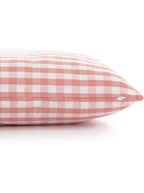 Pack de deux housses de coussin à carreaux vichy, en tissu imperméable -  Gamusi. - Kiabi