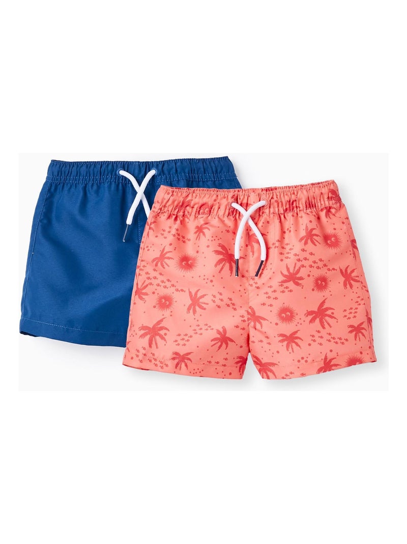 Pack de deux shorts de bain pour bébé garçon Bleu foncé - Kiabi